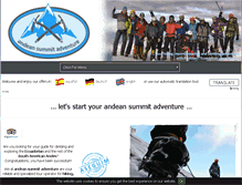 Tablet Screenshot of andeansummitadventure.com